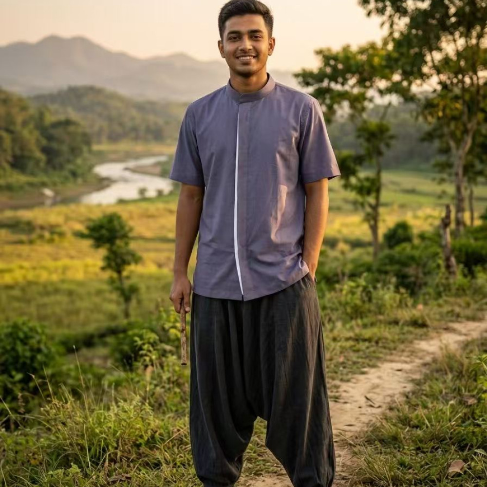 Shirt & Dhoti Pants
