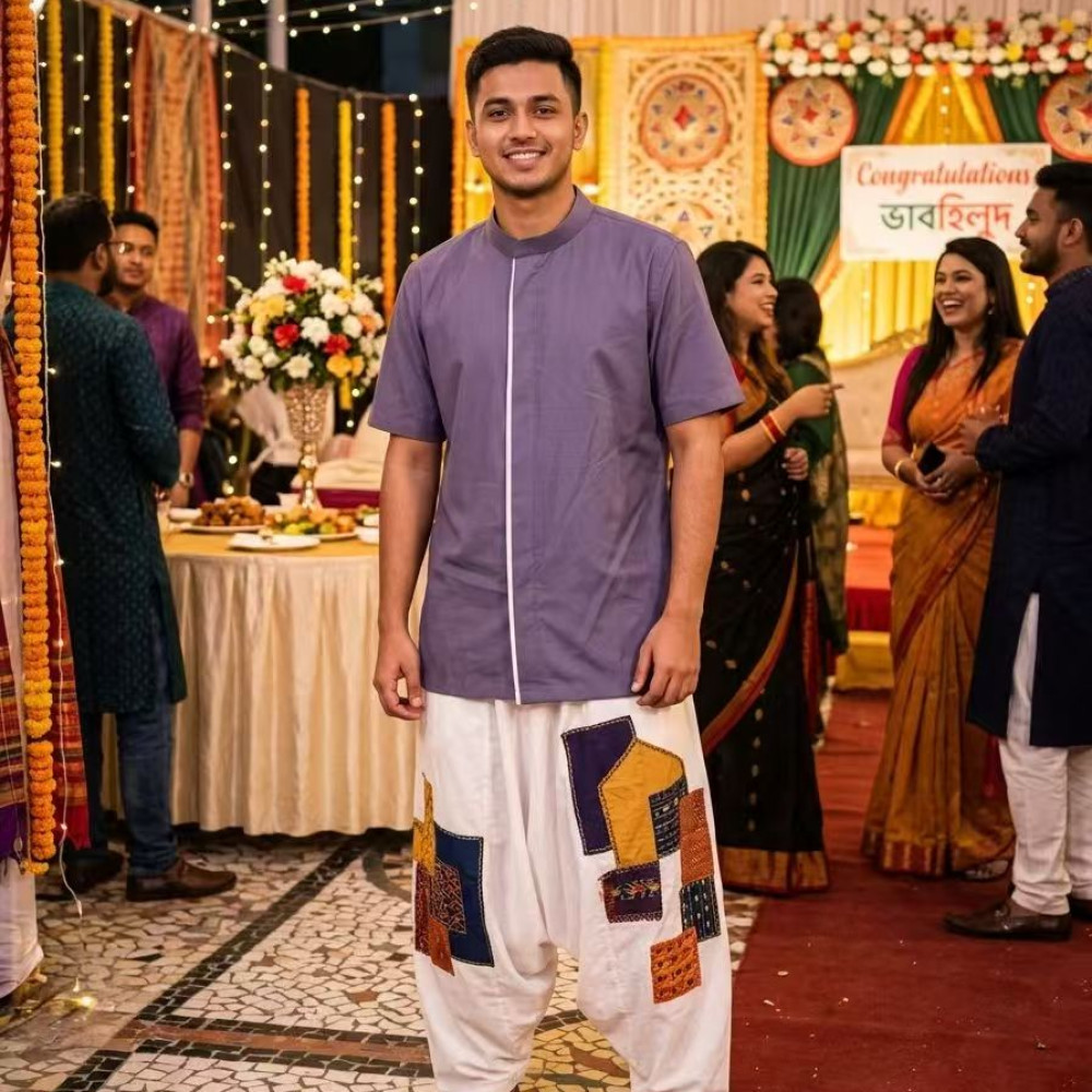 Shirt & Dhoti Pants