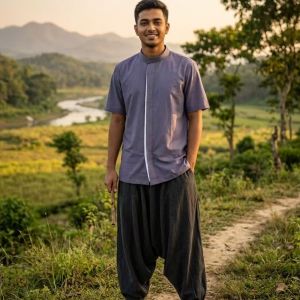 Shirt & Dhoti Pants